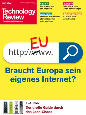 cover image of Technology Review 11/20